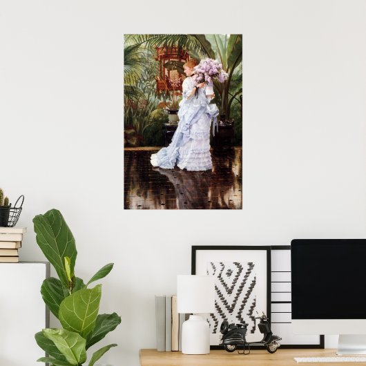 De berg Lilacs Poster (Thuiskantoor)