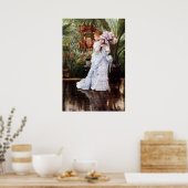 De berg Lilacs Poster (Keuken)