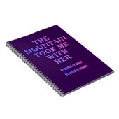 De berg nam me mee notitieboek (Rechterzijde)