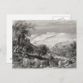 De berg Olijven, van de berg Zion Briefkaart (Voorkant / Achterkant)