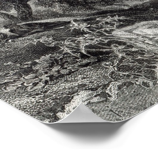 De berg Olijven, van de berg Zion Poster (Hoek)