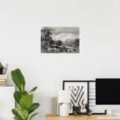 De berg Olijven, van de berg Zion Poster (Thuiskantoor)