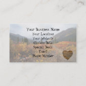 De berg omlaag visitekaartje (Achterkant)