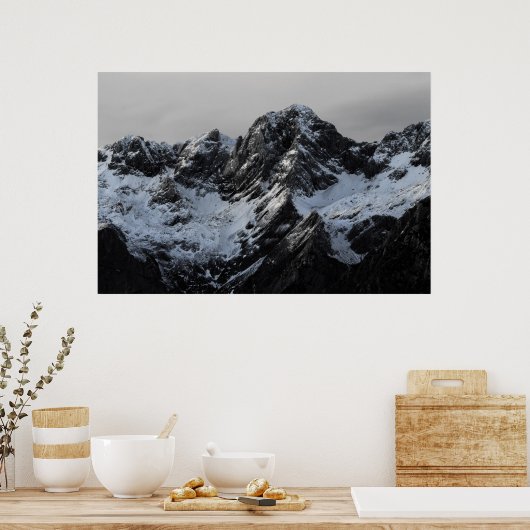 De berg poster (Keuken)