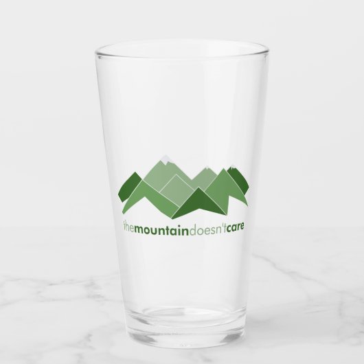 De Berg Trekt Zich Er Niets Van Aan Glas (Voorkant)