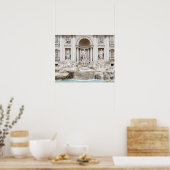 De Berg Trevi (Italiaans: Fontana di Trevi) Poster (Keuken)