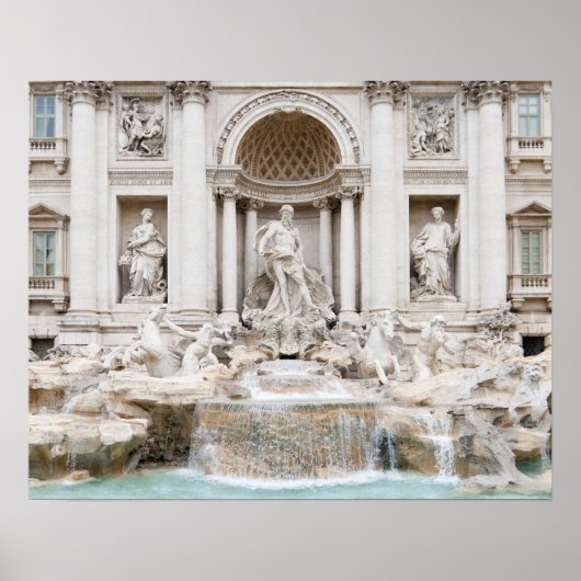 De Berg Trevi (Italiaans: Fontana di Trevi) Poster (Voorkant)