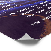 De berg van perfectie - 16 x 20 poster (Hoek)