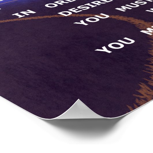 De berg van perfectie - 24 x 30 poster (Hoek)