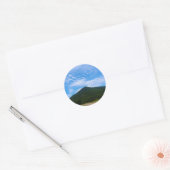 De Berg van Sugarloaf Ronde Sticker (Envelop)