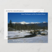 De berg Washington en het Presidentiële Waaier in  Briefkaart (Voorkant / Achterkant)