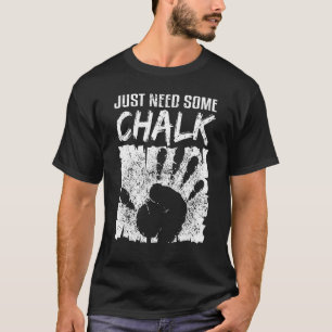 De bergbeklimmerij voor de rotzooi heeft alleen ma t-shirt