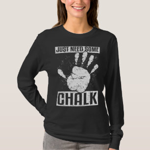 De bergbeklimmerij voor de rotzooi heeft alleen ma t-shirt