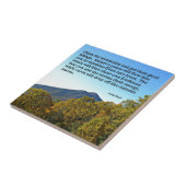 De bergen beklimmen en hun goede.... tegeltje (Zijkant)