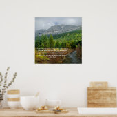 De bergen beklimmen poster (Keuken)