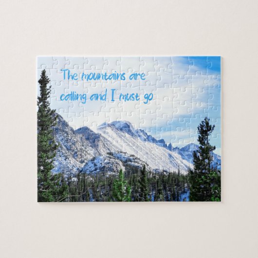 De bergen bellen - 8 x 10 inch legpuzzel (Horizontaal)