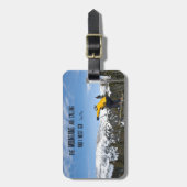 De bergen bellen... bagagelabel (Voorkant verticaal)