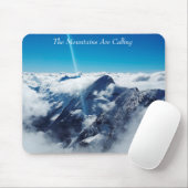 De bergen bellen door STOREMAN Muismat (Met muis)