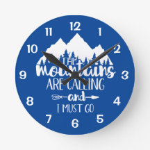 De bergen bellen en ik moet blauw wit worden.