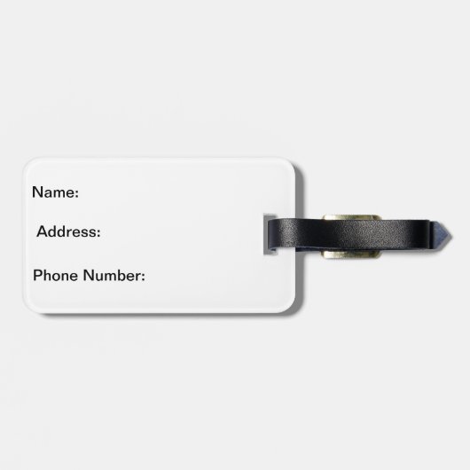 De bergen bellen en ik moet gaan. bagagelabel (Achterkant horizontaal)