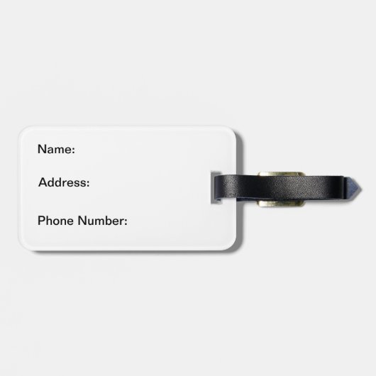 De bergen bellen en ik moet gaan. bagagelabel (Achterkant horizontaal)