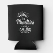 De bergen bellen en ik moet gaan blikjeskoeler (Achterkant)