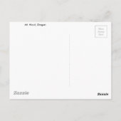 De bergen bellen en ik moet gaan. briefkaart (Achterkant)