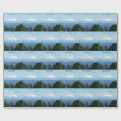 De bergen bellen en ik moet gaan. cadeaupapier (Vlak)