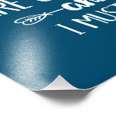 De bergen bellen en ik moet gaan foto afdruk (Hoek)