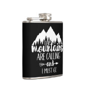 De bergen bellen en ik moet gaan heupfles (Rechts)