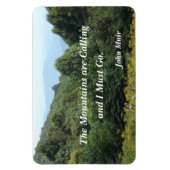 De bergen bellen en ik moet gaan magneet (Verticaal)