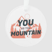 De bergen bellen en ik moet gaan ornament (voorkant)