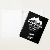 De bergen bellen en ik moet gaan planner (Display)