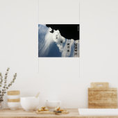 De bergen bellen en ik moet gaan. poster (Keuken)