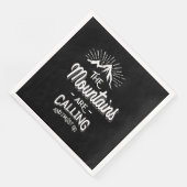 De bergen bellen en ik moet gaan servet (Hoek)