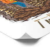 De bergen bellen en ik moet gaan wandelen poster (Hoek)