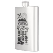 De bergen bellen en ik moet Typografie maken Flacon (Links)