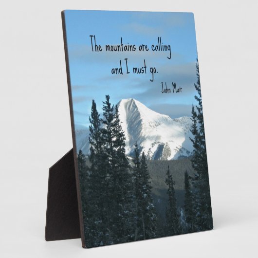 De bergen bellen... fotoplaat (Zijkant)