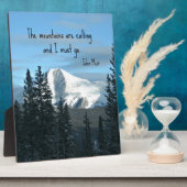 De bergen bellen... fotoplaat (Zijkant)