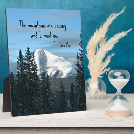 De bergen bellen... fotoplaat (Zijkant)