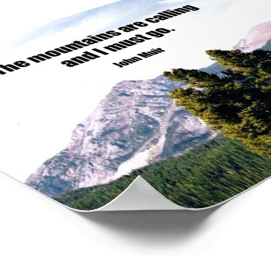 De bergen bellen... poster (Hoek)