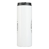 De bergen bellen - Tumbler Thermosbeker (Achterkant)