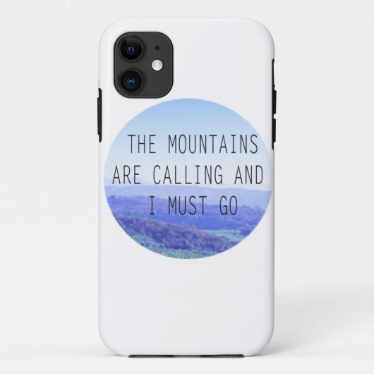 De bergen Case-Mate iPhone case (Achterkant)