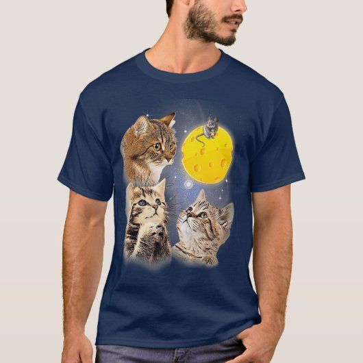 De bergen Drie Keuten Kaas Moon T-shirt (Voorkant)