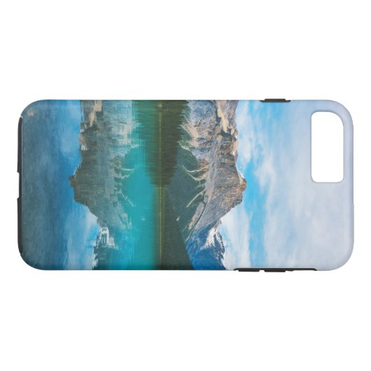 De bergen en het blauwe water Case-Mate iPhone case (Achterkant (Horizontaal))