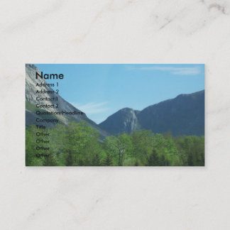 De bergen Foto Visitekaartjes