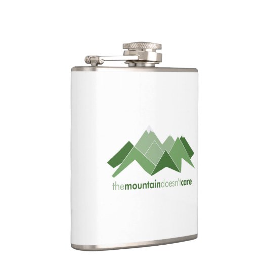 De bergen geven er niets om heupfles (Rechts)