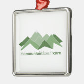 De bergen geven er niets om metalen ornament (Links)