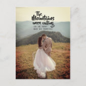 De bergen heten Eloped Aankondiging (Voorkant)