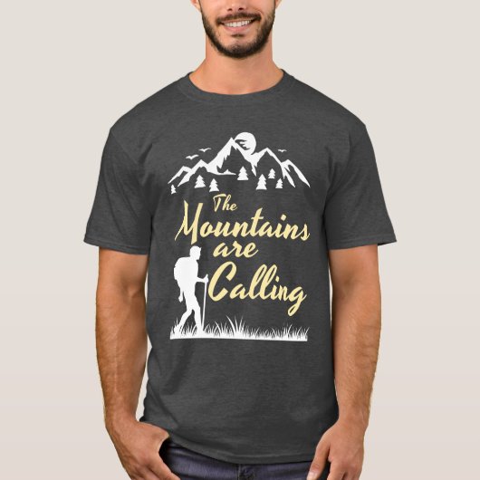 De bergen huren t-shirt (Voorkant)